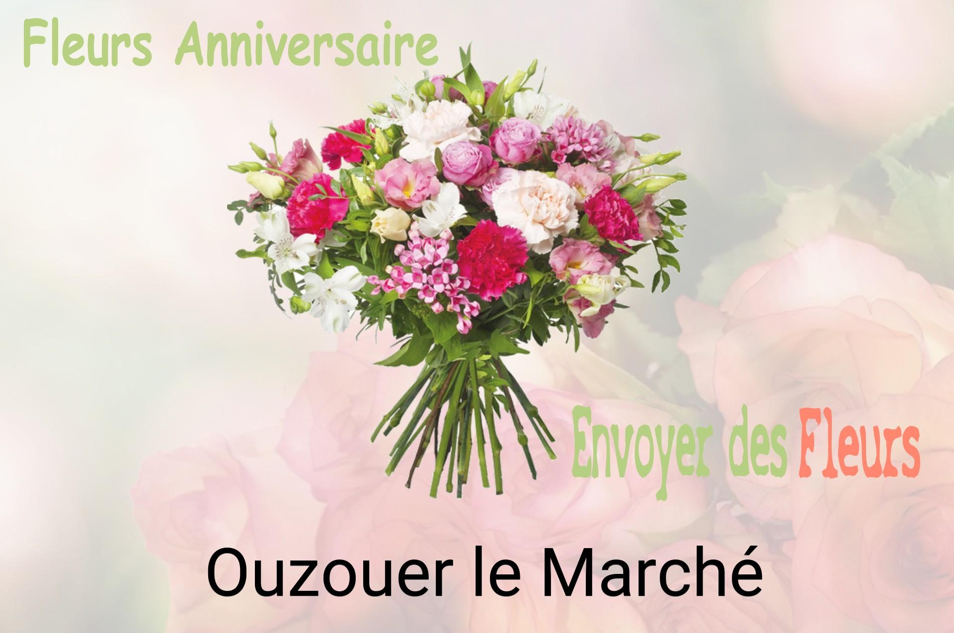 Bouquet de fleurs d’anniversaire livré à Ouzouer-le-Marché